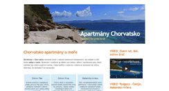 Desktop Screenshot of apartmany-chorvatsko.eu